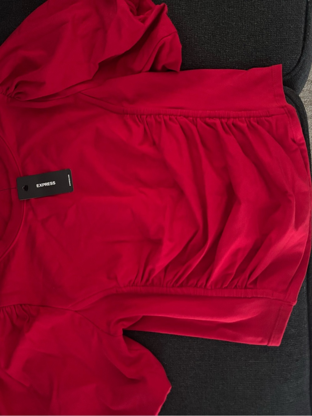 Express Women’s Red Crop Top